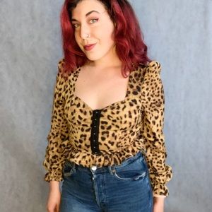 Leopard blouse 🐆